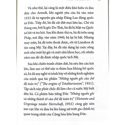 Những Nhà Tư Tưởng Lớn - Arendt Trong 60 Phút - Vanlangbooks