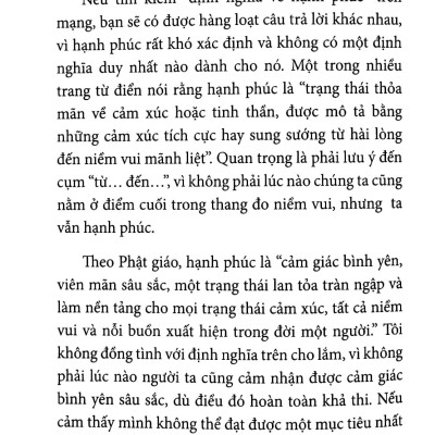 Phong Cách Sống Của Người Hạnh Phúc