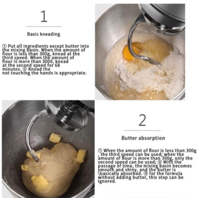 Máy trộn bột, đánh trứng 6.5 lít cao cấp DSP KM3025, 10 tốc độ đánh, công suất 1200W - HÀNG NHẬP KHẨU 