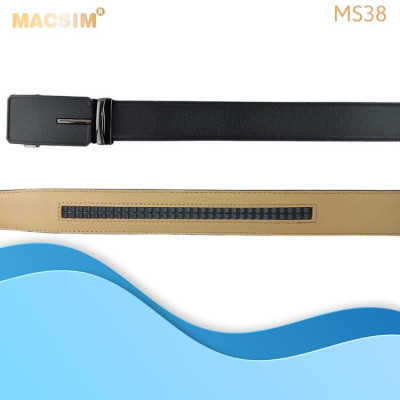 Thắt lưng nam da thật cao cấp nhãn hiệu Macsim  Ms38