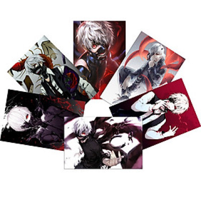 Tranh Poster SET 5 tấm Tokyo Ghoul  21cmx30cm ảnh khác nhau