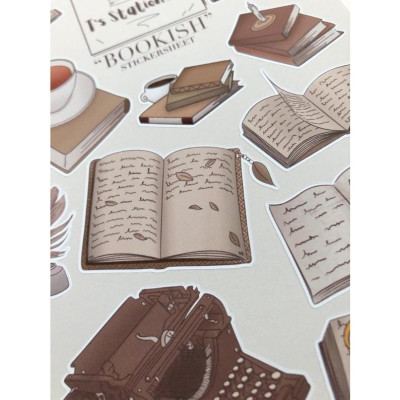 Sticker sheet  bookish - chuyên dán, trang trí sổ nhật kí, sổ tay | Bullet journal sticker - stc008