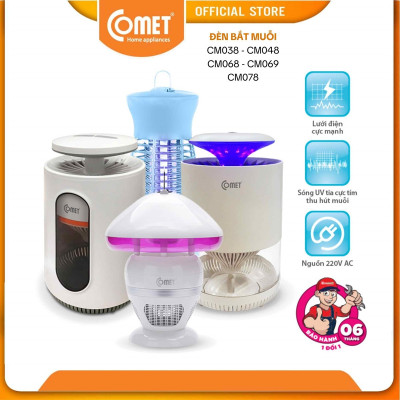 Đèn Bắt Muỗi Côn Trùng Đa Năng COMET Thu Hút Diệt Đuổi Côn Trùng, Hiệu Quả An Toàn, bảo hành 12 tháng
