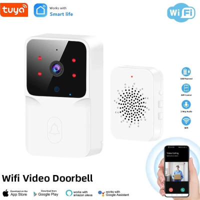 Camera Chuôjng Cửa Tự Động Z30 Trải Nghiệm Thông Minh:  - Gọi Video Báo Hình Ảnh và Tín Hiệu Điện Thoại, Độ An Toàn Tuyệt Vời, ĐÈN TRANG TRÍ 