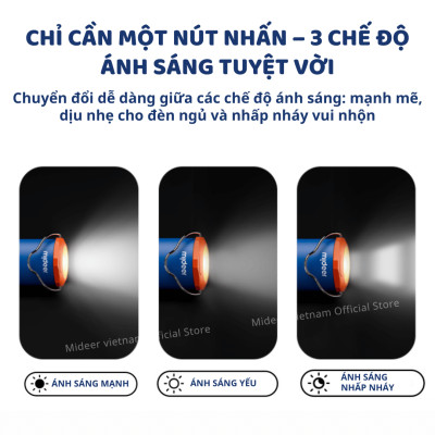 Đèn pin mini siêu sáng cầm tay cho bé Mideer Outdoor Adventure Flashlight
