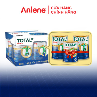 Combo 2 TPBS Anlene TOTAL 10 800g/lon - Tặng 1 lon Anlene Total 10 400g