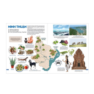 Đất Nước Gấm Hoa - Ấn Bản Lưu Dấu 63 Tỉnh Thành - Kim Đồng