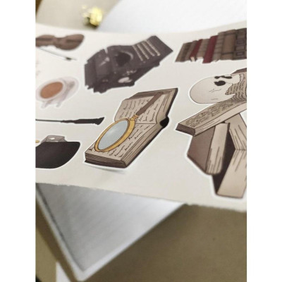 Sticker sheet dark academia  - chuyên dán, trang trí sổ nhật kí, sổ tay | Bullet journal sticker - stc010