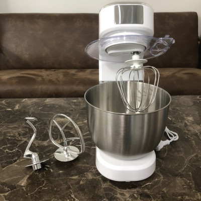 Máy trộn bột, đánh trứng 3 tốc độ đánh cao cấp thương hiệu DSP - 2 màu: Đen và Trắng - Công suất: 1000W - Dung tích: 5.0 lít - Hàng Nhập Khẩu