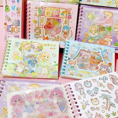 Sổ sticker 3in1 siêu dễ thương dành cho học sinh
