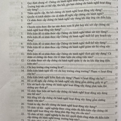 Giải Đáp Những Vướng Măc Trong Công Tác Quản Lý Dự Án Và Chi Phí Đầu Tư Xây Dựng Công Trình Dành Cho Chỉ Huy Trưởng, Thiết Kế, Thi Công, Nghiệm Thu Xây Dựng Công Trình