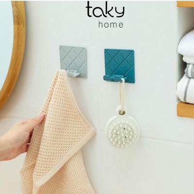 Móc Nhựa Cao Cấp Gắn Tường Treo Phích Cắm Điện, Móc Treo Đồ Đa Năng, Tiện Dụng Cho Gia Đình, Nhiều Màu Sắc, TakyHome 2236