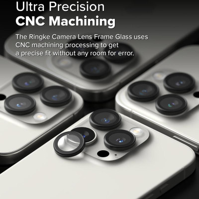[Combo 2] Dán camera cho iPhone 16 Pro Max / iPhone 16 Pro / 16 Plus / 16 RINGKE Camera Lens Frame Glass - Hàng Chính Hãng