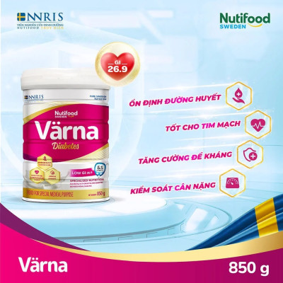 Sữa Bột Värna Diabetes lon 850g