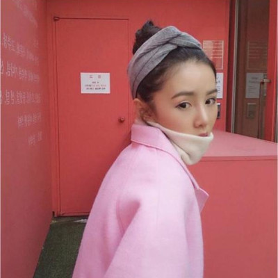 Băng đô turban giữ tóc bản to chất liệu cao cấp cho bạn gái TB03