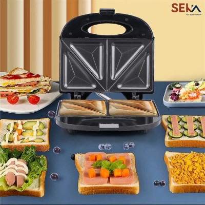 Máy Nướng Bánh Mì Sandwich Làm Nóng Thức Ăn Cho Bữa Sáng Đa Năng Dễ Sử Dụng - Hàng Chính Hãng