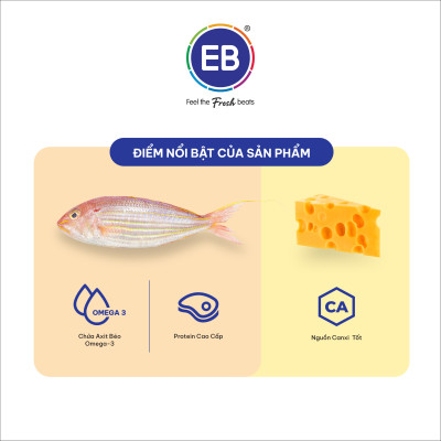 ĐẬU HỦ CÁ PHÔ MAI 500GR _ CHEESE FISH TOFU 500GR