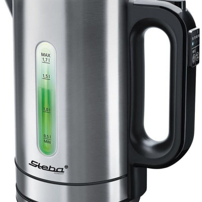 Ấm siêu tốc Steba WK 21 Inox có điều chỉnh nhiệt độ Hàng chính hãng