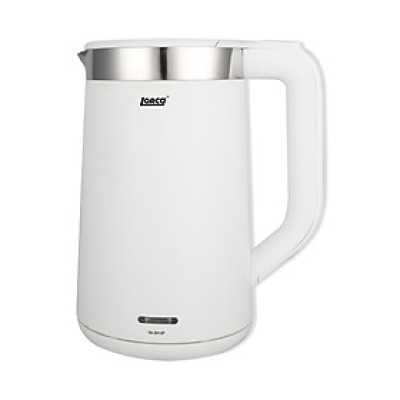 Ấm Siêu Tốc Inox 2 Lớp 1.7L Lorca TA 3015P, Công Suất 2200W, Thân Chống Bỏng, Hàng Chính Hãng Mới