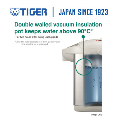 Bình Thủy Điện Tiết Kiệm Năng Lượng VE TIGER PVW-B30W - Hàng Chính Hãng