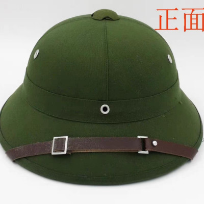 Mũ cối tàu cốt phíp vải nâu