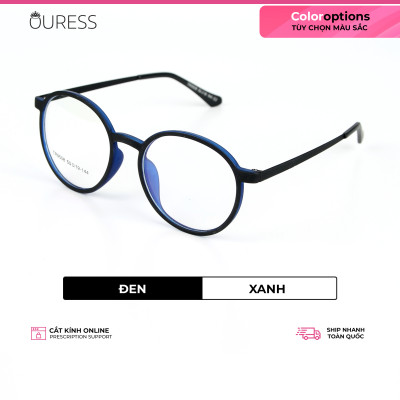 Gọng kính nhựa dẻo tr90 thời trang nam nữ Ouress 9508