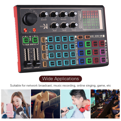 Soundcard K300 – Chuyên thu âm, livestream, karaoke online – Livestream được 3 điện thoại cùng lúc – Đầy đủ chức năng auto tune, đổi giọng, hiệu ứng khán giả - Điều chỉnh bass treble echo, giảm tiếng ồn – Kết nối bluetooth – Hàng chính hãng