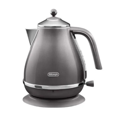 [Hàng chính hãng] Ấm đun nước siêu tốc DeLonghi Icona Metallics KBOT2001 (BG/ GY)