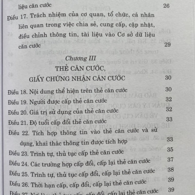 Luật Căn Cước