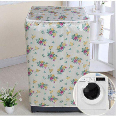 Áo Trùm Máy Giặt Cửa Trước Vải Satin 62x58x85cm Nhiều Hình (B)