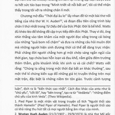 Minh Triết Về Nỗi Bất An - Một Thông Điệp Cho Thời Đại Đầy Lo Âu (Tái Bản 2023)