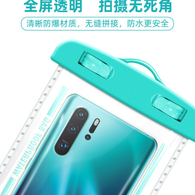 Túi chống nước cho điện thoại di động có màn hình cảm ứng, thiết bị lặn, đồ dùng bơi lội, túi khí