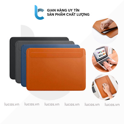 Túi Da PU WIWU Skin Pro 3 cho Macbook - Hàng Chính Hãng