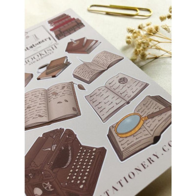 Sticker sheet  bookish - chuyên dán, trang trí sổ nhật kí, sổ tay | Bullet journal sticker - stc008