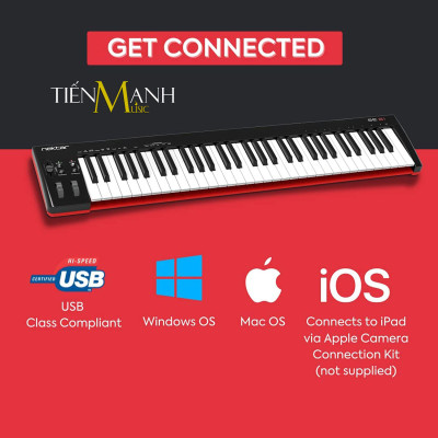 Nektar SE61 Midi Keyboard Controller 61 Phím Cảm ứng lực Bàn phím sáng tác - Sản xuất âm nhạc Producer Hàng Chính Hãng - Kèm Móng Gẩy DreamMaker