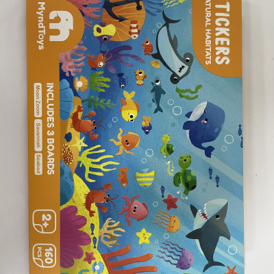 Bộ 160 Miếng Dán Stickers Myndtoys Cao Cấp 03 Chủ Đề An Toàn Cho Bé Từ 2 Tuổi