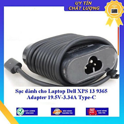 Sạc dùng cho Laptop Dell XPS 13 9365 Adapter 19.5V-3.34A Type C - Hàng Nhập Khẩu New Seal