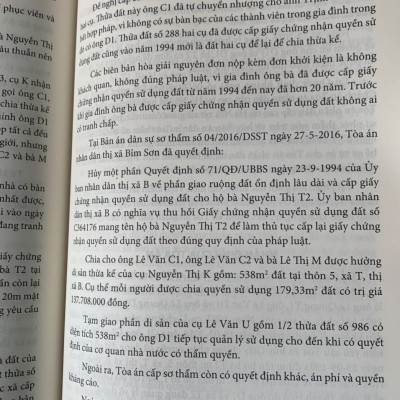 Án lệ Việt Nam - Phân tích và luận giải, tập 1 từ án lệ 01 đến án lệ 43 (tái bản lần thứ hai)