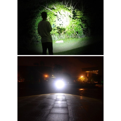 Đèn pin mini siêu sáng  với 3 chế độ sáng , có zoom ,dây cắm sạc  ,chống sốc , chống nước  kèm hộp đựng sang trọng 