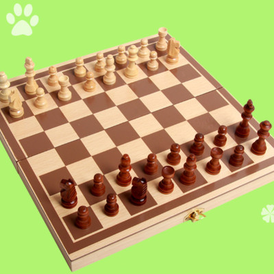Cờ Vua Gỗ - Cờ Vua Cao Cấp Rộng 29cm*29cm - Đồ Chơi Bằng Gỗ Tự Nhiên Chính Hãng miDoctor