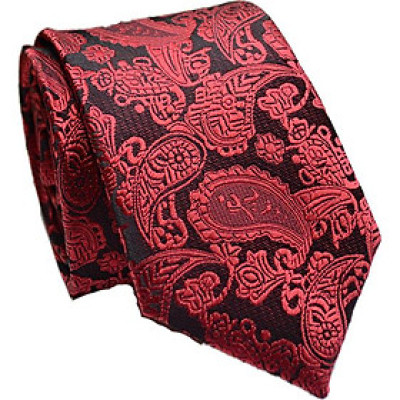 Cà Vạt Nam Titishop CVN081 (145 x 6 cm) - Đỏ