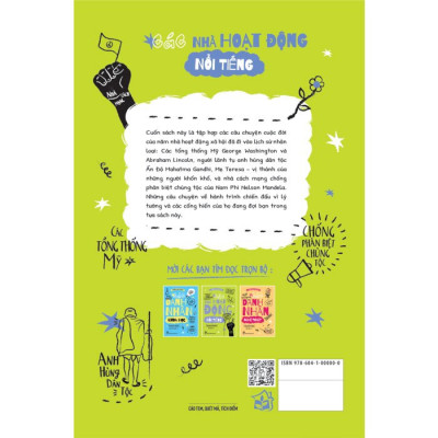 NHỮNG CUỘC ĐỜI LỚN - CÁC NHÀ HOẠT ĐỘNG NỔI TIẾNG - Catmint Books - Trần Bảo Trân dịch - (bìa mềm)