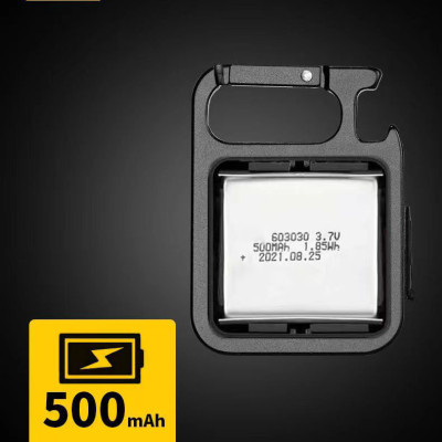 Đèn Led Mini Móc Khóa Đèn Cầm Tay Nhỏ Siêu Sáng đa chức năng có pin sạc USB C chống nước có nam châm từ tính - Hàng Chính Hãng