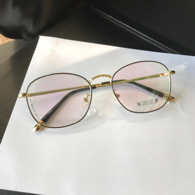 Kính gọng kim loại Hàn Quốc mắt vuông bản dày - Có thể thay tròng cận/viễn/loạn