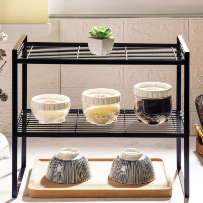 Kệ nhà bếp đa năng chất liệu thép sơn tĩnh điện, chống trượt, không đọng nước 42x21x36.8 cm