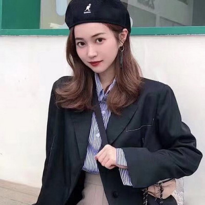 Mũ beret lưới cao cấp NK485 - Màu đen