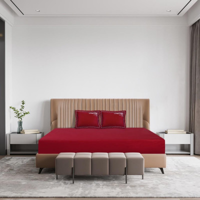 Bộ chăn ga Everon Uyên Ương ESC23001 họa tiết thêu, sang trọng,  nhiều kích thước