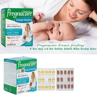 Pregnacare Breast-feeding Bổ Sung Vitamin Và Lợi Sữa cho mẹ sau sinh số 1 Anh chính hãng