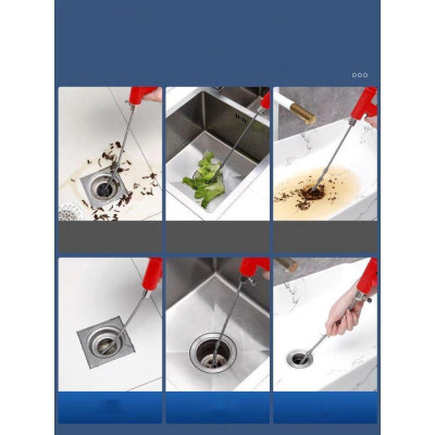 Dụng Cụ Thông Cống Lò Xo Có Quai Cầm Dây Dài 10M Tiện Dụng