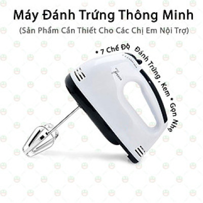 [Nhanh Chóng] Máy Đánh Trứng Cầm Tay KhoNCC Hàng Chính Hãng Nhiều Tốc Độ - Thiết Bị Nội Trợ Gọn Nhẹ Dễ Sử Dụng - KDHS-9920-MDTS (Trắng)